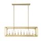 Z-Lite Easton Linear Chandelier, 9-Light, 13 In.W x 44 In.L x 13 In.H, Rubbed Brass/Rubbed Brass 3038-9L-RB - alternate 6
